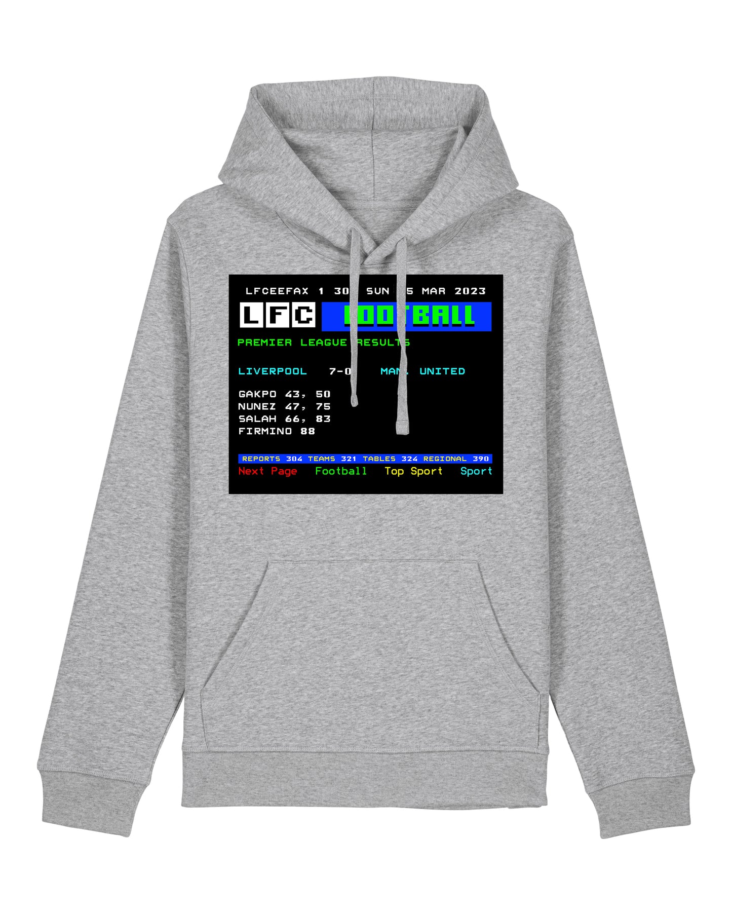 LFCeefax Liverpool 7-0 Man Utd Hoodie